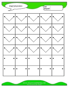 Çizgi Çalışma Sayfaları